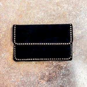 Studded Clutch w/Shoulder Strap